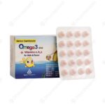 کپسول ژلاتینی امگا 3 پلاس ویتامین آ+ د3+ای