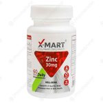 قرص زینک 30 میلی‌گرم ایکس مارت 60 عددی