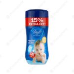 دستمال مرطوب پاک کننده کودک اکسترا آف دافی