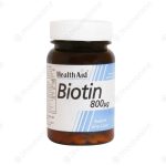 قرص بیوتین 800 میکروگرم هلث اید