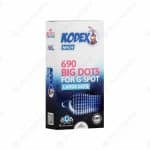 کاندوم خاردار 690 بیگ داتس کدکس کاندوم خاردار بیگ دات ناچ کدکس 10 تایی