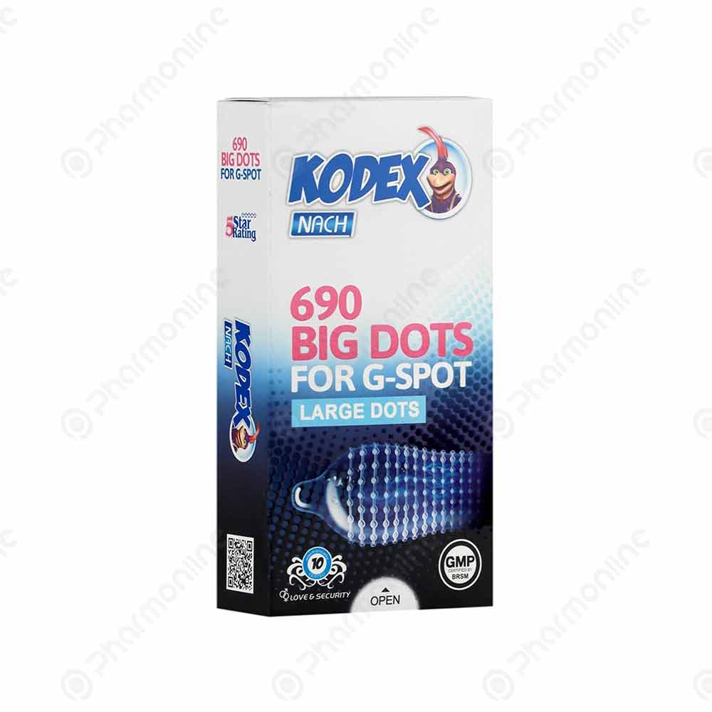 کاندوم خاردار 690 بیگ داتس کدکس کاندوم خاردار بیگ دات ناچ کدکس 10 تایی