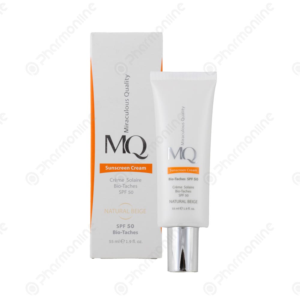 کرم ضد آفتاب بایوتچ SPF50 ام کیو رنگ بژ طبیعی
