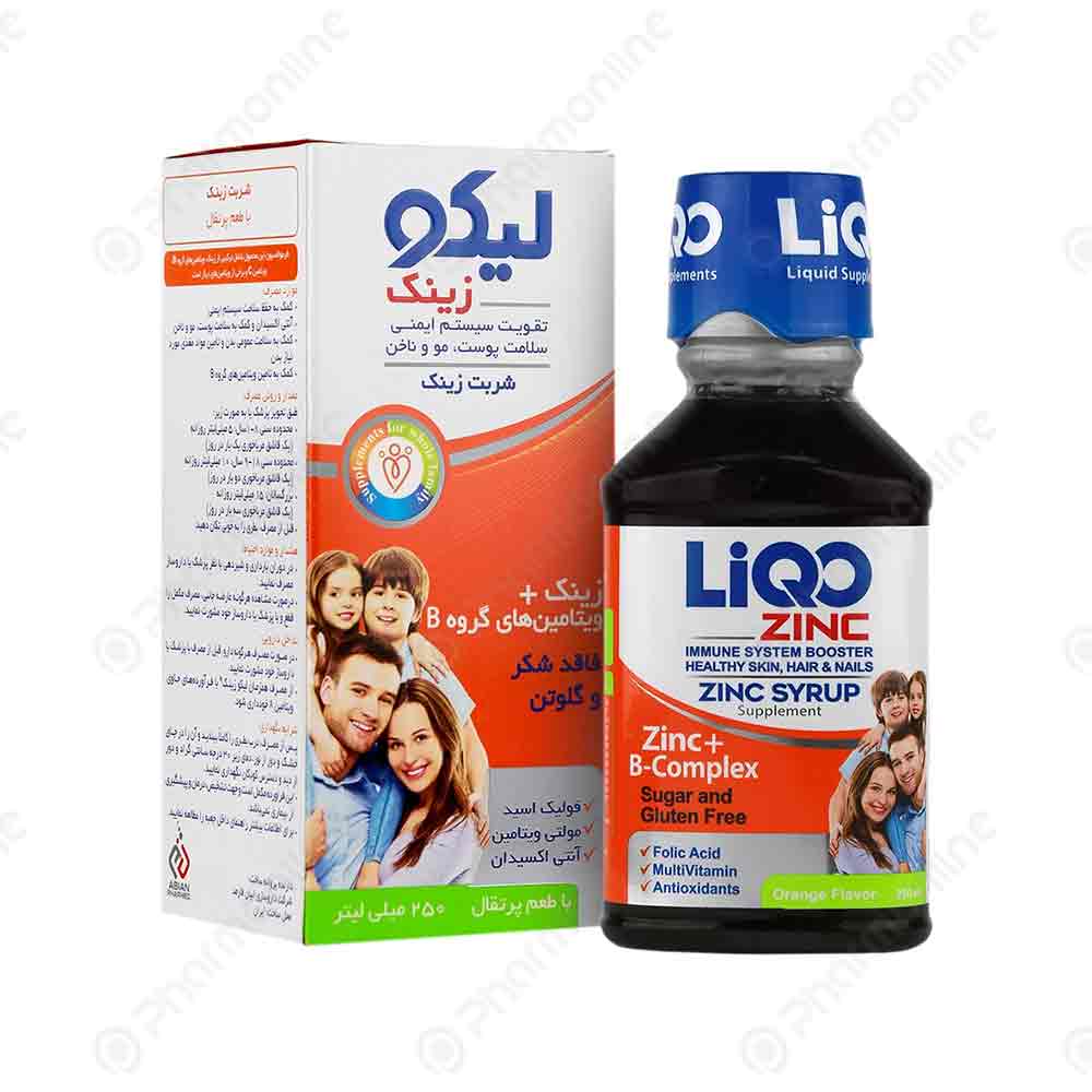 شربت لیکو زینک ابیان فارمد