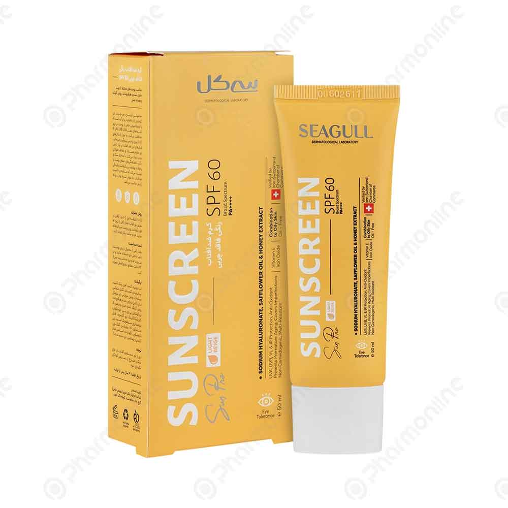 کرم ضد آفتاب سان پرو سی گل SPF60 بژ روشن