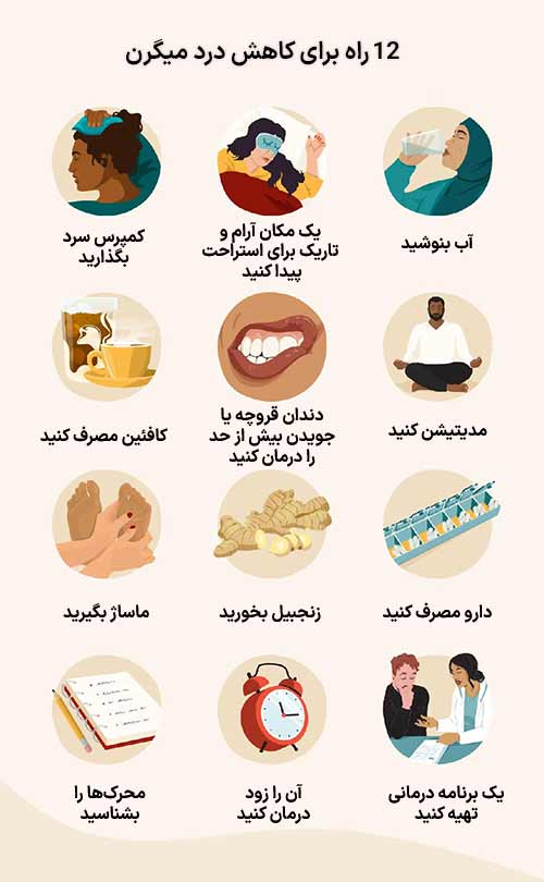 درمانهای انواع سردرد