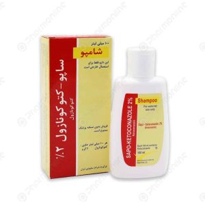شامپو ساپو کتوکونازول 2 درصد ساپونین