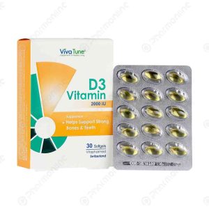 کپسول نرم ژلاتینی ویتامین D3 2000 واحد ویواتیون