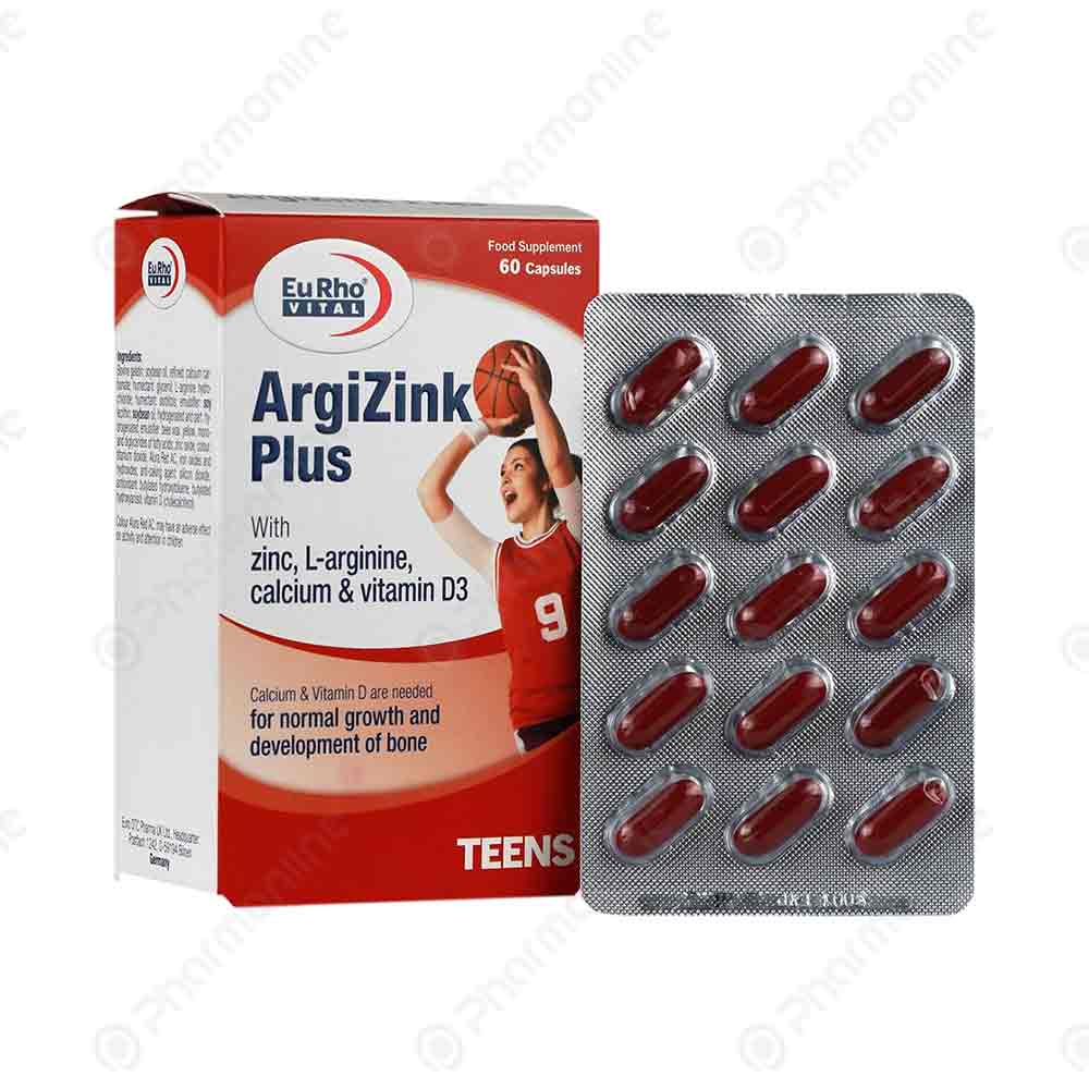 کپسول آرژی زینک پلاس یوروویتال