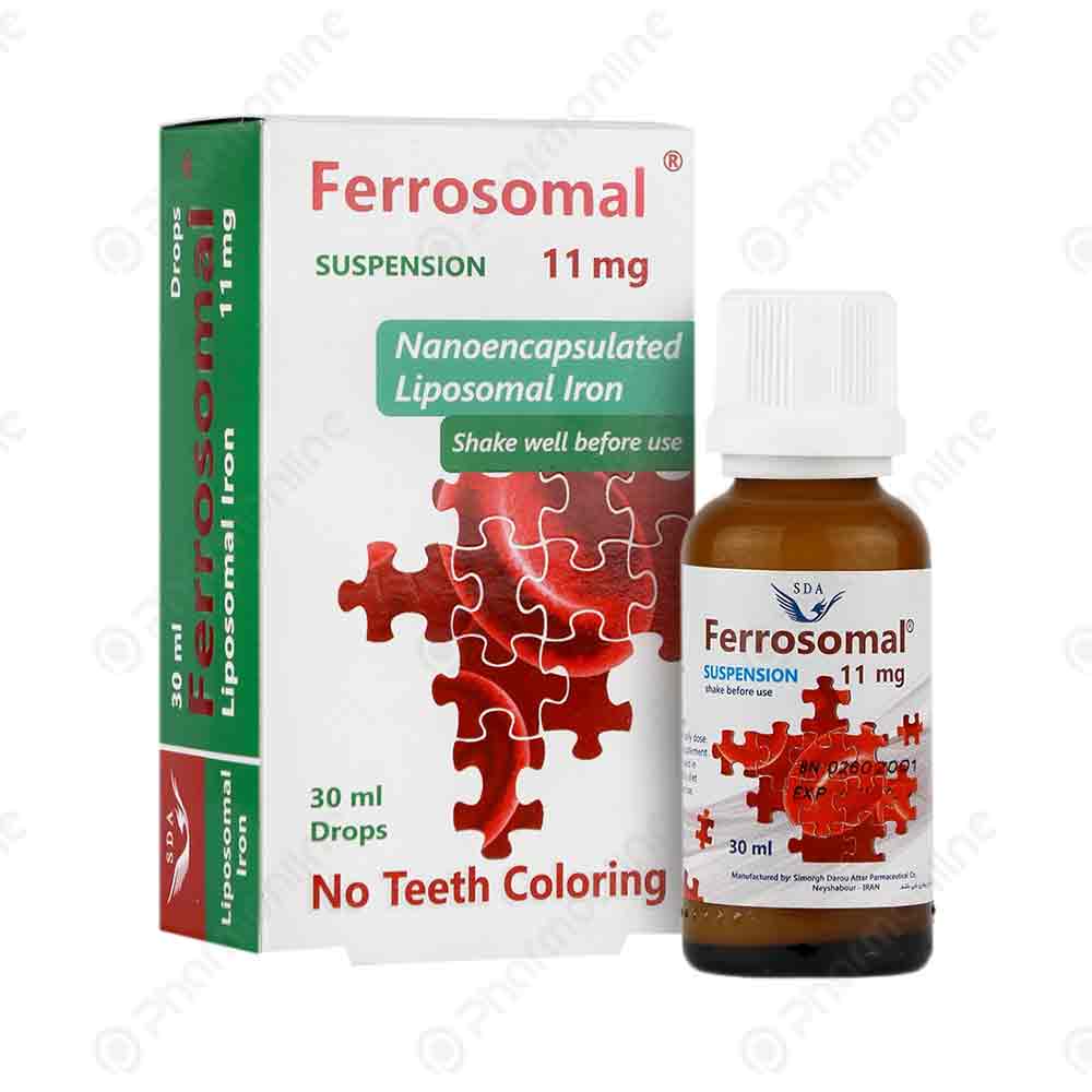 قطره آهن فروزومال 11 میلی‌گرم سیمرغ دارو عطار