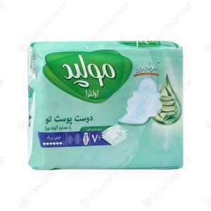 نوار بهداشتی اولترا با عصاره آلوئه‌ورا مولپد سایز خیلی بزرگ