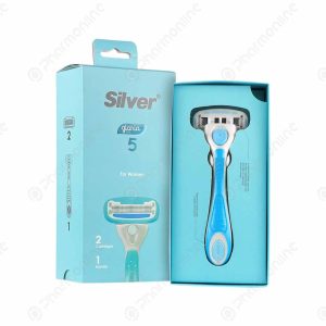 خودتراش 5 لبه گلوریا لیدی سیلور