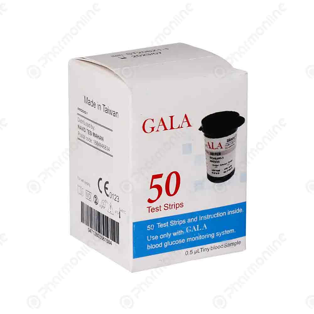 نوار تست قند خون گالا 50 عددی