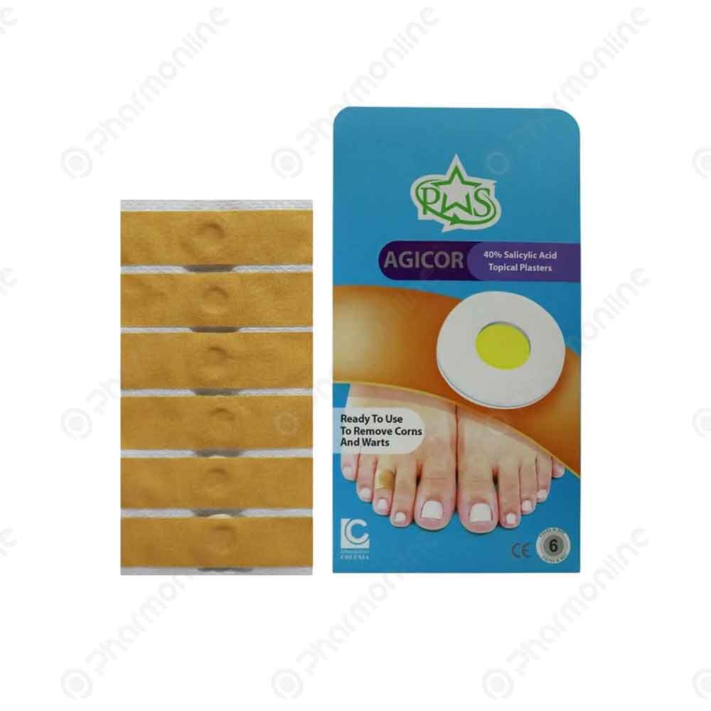 چسب موضعی میخچه آجیکور حاوی اسیدسالیسیلیک 40 درصد